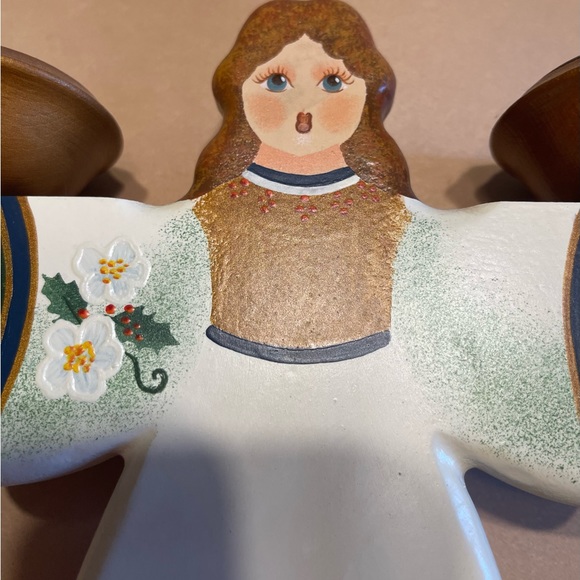 Kathe Wohlfahrt candle holder. Hand carved and hand painted. - Picture 4 of 7